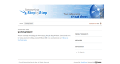 Desktop Screenshot of networkingstepbystep.com