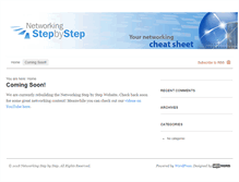 Tablet Screenshot of networkingstepbystep.com